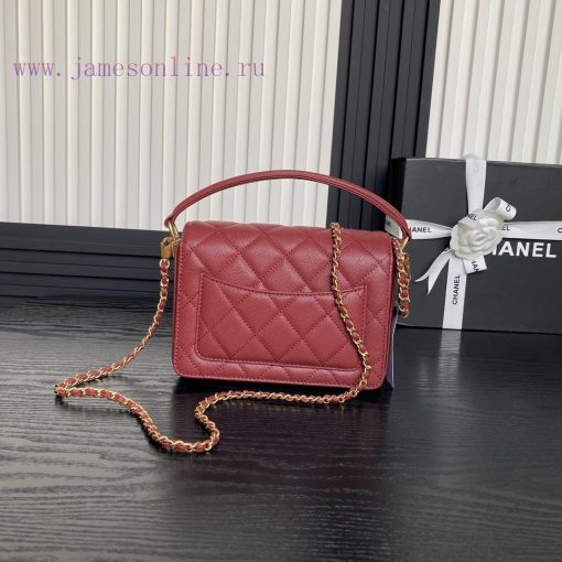 Chanel Bag Chanel 24K Classic Cap Bag AS5165 Full of Retro Style Particles Made of Calfskin xb91wpug - Image 3