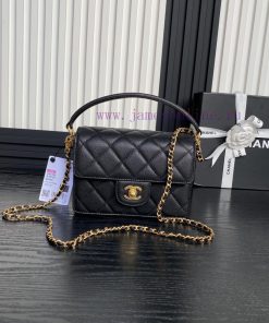 Chanel Bag Chanel 24K Classic Cap Bag AS5165 Full of Retro Style Particles Made of Calfskin flnmi04s