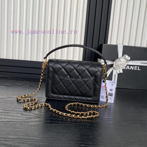 Chanel Bag Chanel 24K Classic Cap Bag AS5165 Full of Retro Style Particles Made of Calfskin flnmi04s - Image 3