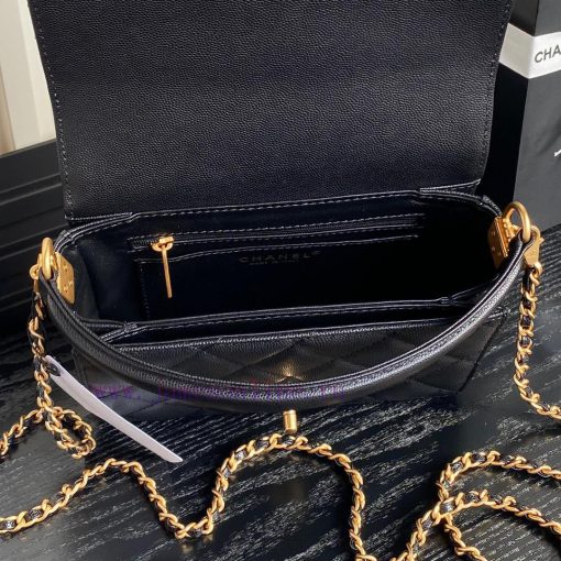 Chanel Bag Chanel 24K Classic Cap Bag AS5165 Full of Retro Style Particles Made of Calfskin flnmi04s - Image 8