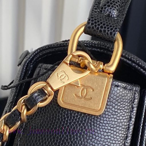 Chanel Bag  Chanel 🧩 24K Classic Mouth Cover Bag AS5166 Full of Retro Style Grain Calfskin H 6xwrltj8 - Image 6