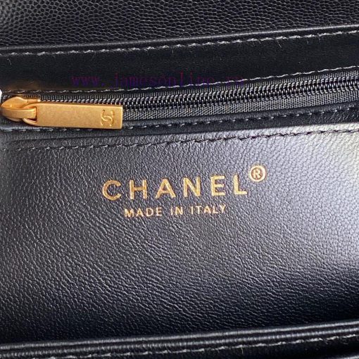 Chanel Bag  Chanel 🧩 24K Classic Mouth Cover Bag AS5166 Full of Retro Style Grain Calfskin H 6xwrltj8 - Image 9