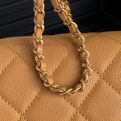Chanel Bag  Chanel 🧩 24K Classic Mouth Cover Bag AS5166 Full of Retro Style Grain Calfskin H 5zmcdaak - Image 6
