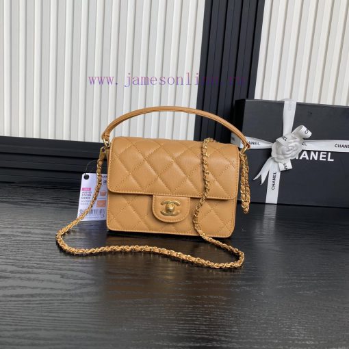 Chanel Bag Chanel 24K Classic Cap Bag AS5165 Full of Retro Style Particles Made of Calfskin jadsynlh