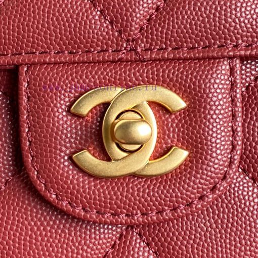 Chanel Bag  Chanel 🧩 24K Classic Mouth Cover Bag AS5166 Full of Retro Style Grain Calfskin H x4fygh6g - Image 4