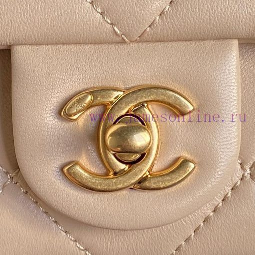 Chanel Bag  Chanel24K  🧩 Advanced AS5175 armpit bag double C thick chain: sheepskin with ret sjpw3b4a - Image 4