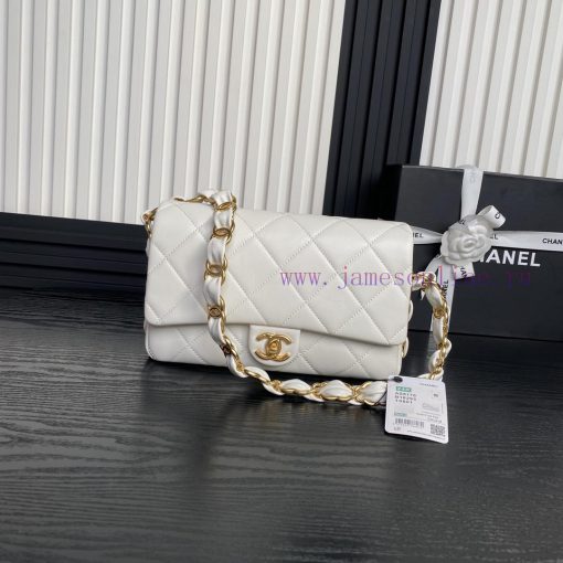 Chanel Bag Chanel: 24K advanced feeling AS5176 armpit bag double C thick chain: sheepskin wi g4cwzt4p - Image 2