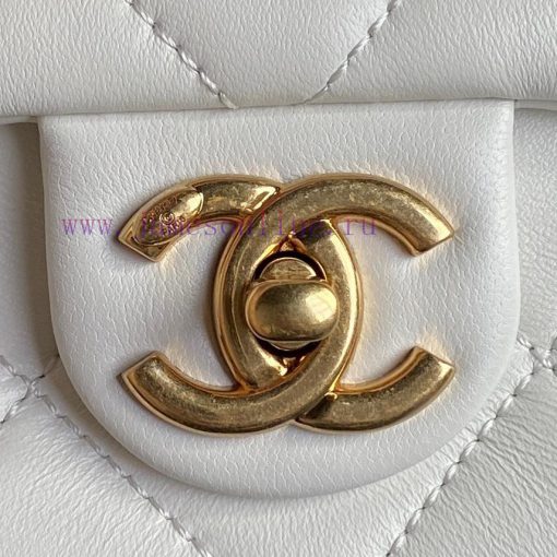 Chanel Bag Chanel: 24K advanced feeling AS5176 armpit bag double C thick chain: sheepskin wi g4cwzt4p - Image 4