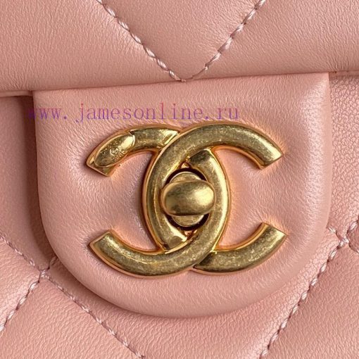 Chanel Bag Chanel: 24K advanced feeling AS5176 armpit bag double C thick chain: sheepskin wi 0khswfci - Image 4