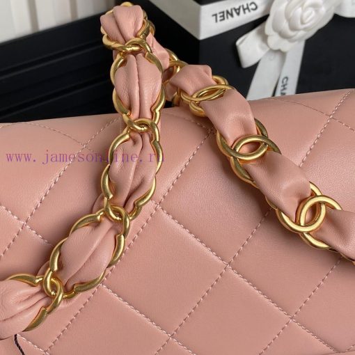 Chanel Bag Chanel: 24K advanced feeling AS5176 armpit bag double C thick chain: sheepskin wi 0khswfci - Image 5