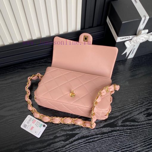 Chanel Bag Chanel: 24K advanced feeling AS5176 armpit bag double C thick chain: sheepskin wi 0khswfci - Image 8