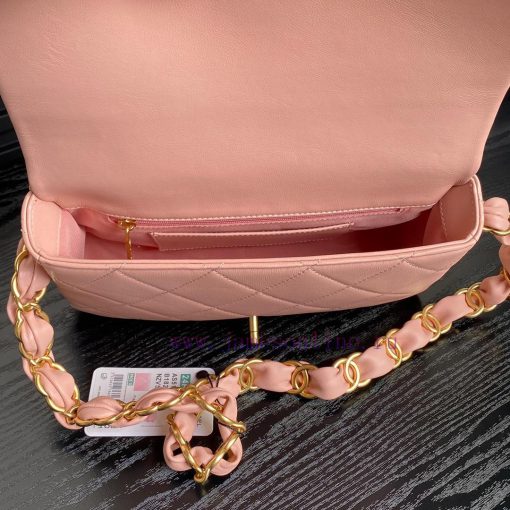 Chanel Bag Chanel: 24K advanced feeling AS5176 armpit bag double C thick chain: sheepskin wi 0khswfci - Image 9
