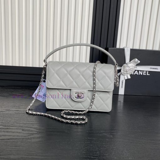 Chanel Bag  Chanel 🧩 24K Classic Mouth Cover Bag AS5166 Full of Retro Style Grain Calfskin H qi40sl0x - Image 2