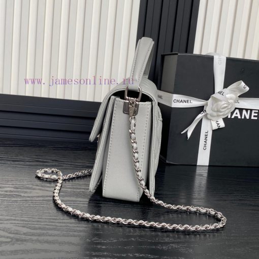 Chanel Bag  Chanel 🧩 24K Classic Mouth Cover Bag AS5166 Full of Retro Style Grain Calfskin H qi40sl0x - Image 6
