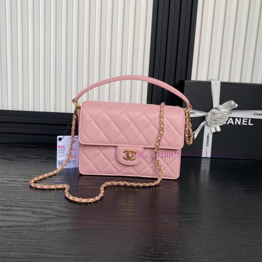 Chanel Bag  Chanel 🧩 24K Classic Mouth Cover Bag AS5166 Full of Retro Style Grain Calfskin H p57xk1of - Image 2