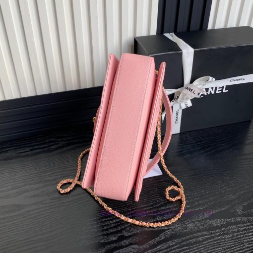 Chanel Bag  Chanel 🧩 24K Classic Mouth Cover Bag AS5166 Full of Retro Style Grain Calfskin H p57xk1of - Image 7