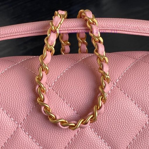 Chanel Bag  Chanel 🧩 24K Classic Mouth Cover Bag AS5166 Full of Retro Style Grain Calfskin H p57xk1of - Image 10