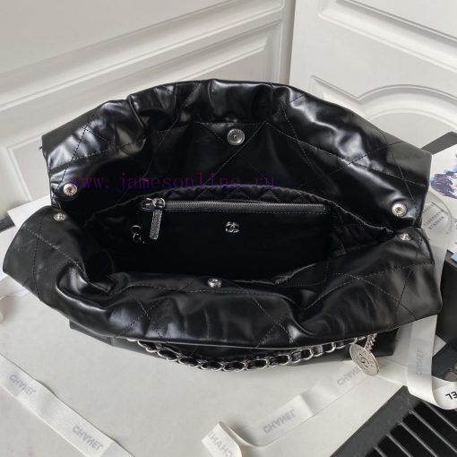 Chanel Bag Silver Chain Chanel 24c Horizontal Garbage Bag Hot 22 Bag Shopping Bag AS4486 Thi os8k06xu - Image 7