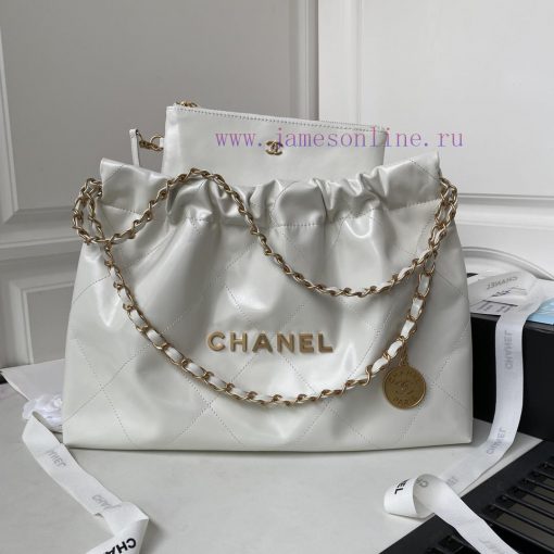 Chanel Bag Chanel ️ 24c ️ Horizontal garbage bag popular 22 bag shopping bag AS4486 is the h yougbrfe