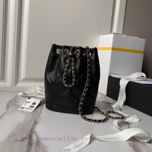 Chanel Bag Chana124s Colorful Golden Ball AS4810 Exquisite Small Bucket is also so pleasing p80ux913