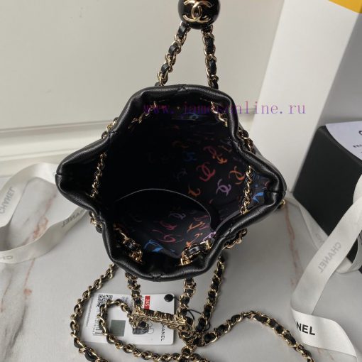 Chanel Bag Chana124s Colorful Golden Ball AS4810 Exquisite Small Bucket is also so pleasing p80ux913 - Image 9