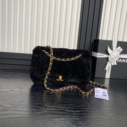 Chanel Bag 24k Teddy Lamb Hair Cute Value Full Score Fury Soft Glutinous Melad Color Bag is 1s1fhgwt - Image 2