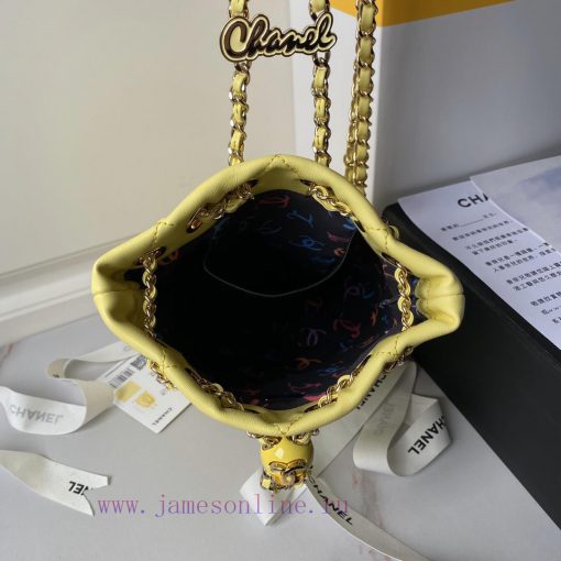 Chanel Bag Chana124s Colorful Golden Ball AS4810 Exquisite Small Bucket is also so pleasing ft3p90nt - Image 8