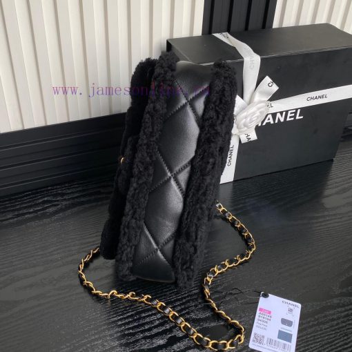 Chanel Bag 24k Teddy Lamb Hair Cute Value Full Score Fury Soft Glutinous Melad Color Bag is 1s1fhgwt - Image 7