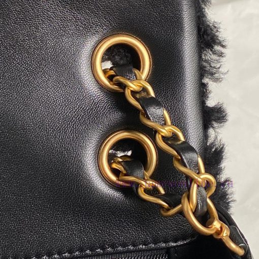 Chanel Bag 24k Teddy Lamb Hair Cute Value Full Score Fury Soft Glutinous Melad Color Bag is 1s1fhgwt - Image 10