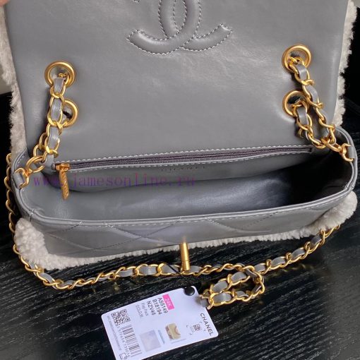 Chanel Bag 24k Teddy Lamb Hair Cute Value Full Score Fury Soft Glutinous Melad Color Bag is ysr5yblj - Image 8