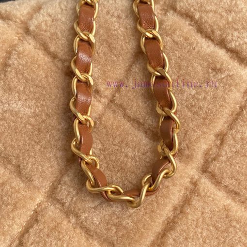 Chanel Bag 24k Teddy Lamb Hair Cute Value Full Score Fury Soft Glutinous Melad Color Bag is g7sbgxai - Image 5