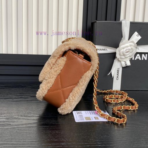 Chanel Bag 24k Teddy Lamb Hair Cute Value Full Score Fury Soft Glutinous Melad Color Bag is g7sbgxai - Image 6