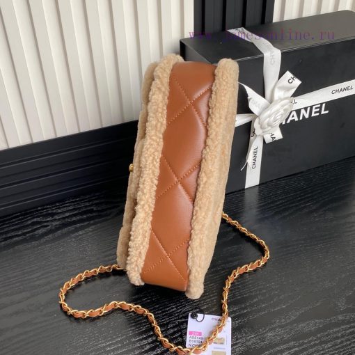 Chanel Bag 24k Teddy Lamb Hair Cute Value Full Score Fury Soft Glutinous Melad Color Bag is g7sbgxai - Image 7