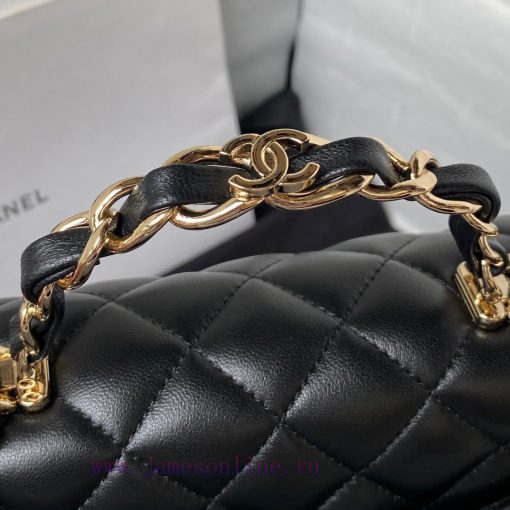 Chanel Bag The luster and texture of Chanel 23k's new handle CF mini sheepskin AS2431 sheeps 7phppvda - Image 5