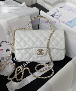Chanel Bag The luster and texture of Chanel 23k's new handle CF mini sheepskin AS2431 sheeps ciq7h20r