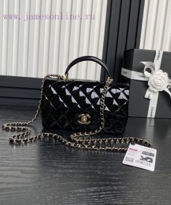 Chanel Bag Chanel 24K CF mini handle AS2431 has a look that is simply too high-end and has a vzk843zi
