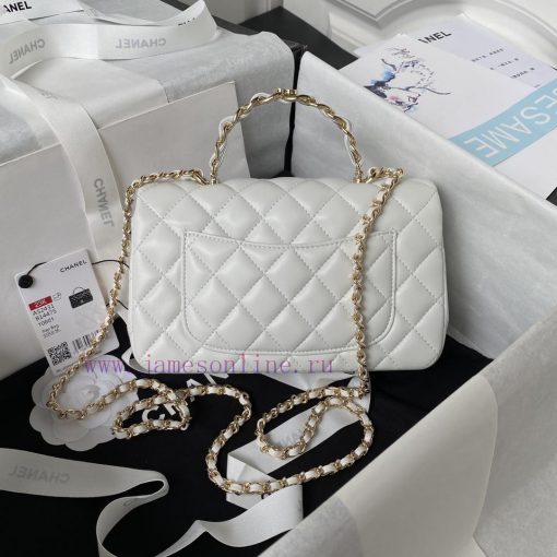 Chanel Bag The luster and texture of Chanel 23k's new handle CF mini sheepskin AS2431 sheeps ciq7h20r - Image 3