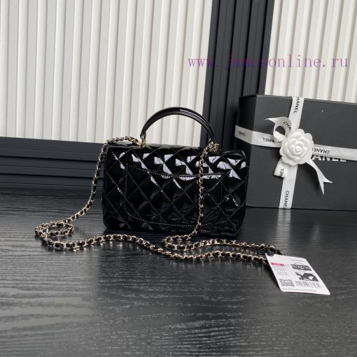 Chanel Bag Chanel 24K CF mini handle AS2431 has a look that is simply too high-end and has a vzk843zi - Image 3