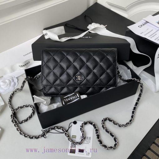 Chanel Bag Silver Buckle ️ 2020 Spring/Summer New Edition WOC Wealth Bag A0250 with classic 3lmy93kp - Image 2