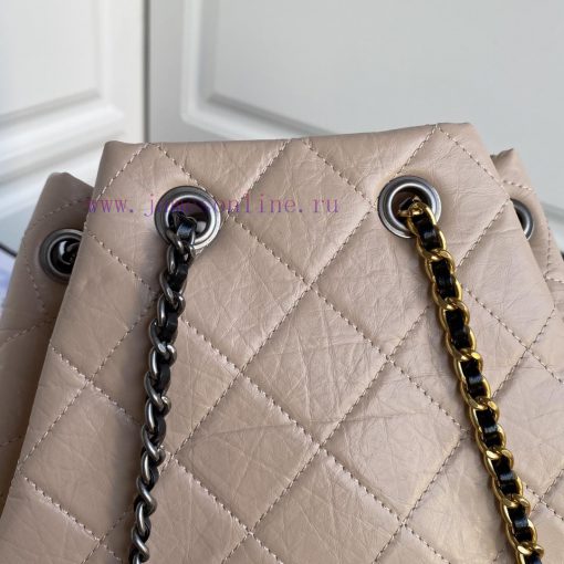 Chanel Bag CHANEL's new limited edition 94485 gold and silver chain retro backpack, the popu orlehe0r - Image 10