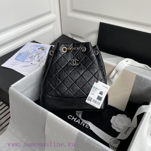 Chanel Bag CHANEL's new limited edition 94485 gold and silver chain retro backpack, the popu 3ekm9ucj
