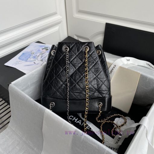 Chanel Bag CHANEL's new limited edition 94485 gold and silver chain retro backpack, the popu 3ekm9ucj - Image 3