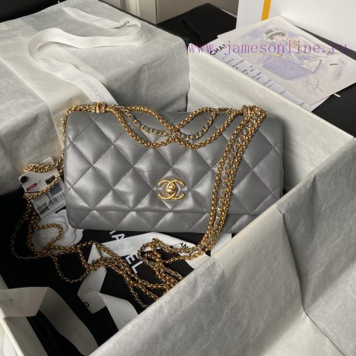 Chanel Bag Chanel 24A Classic Pop Cap Bag AS4971 Full of LuxurySheepskin material is soft an ql3d9xyg