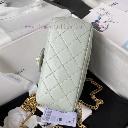 Chanel Bag Chanel 23s Camellia Adjustment Buckle Series in Light Blue 🥇 Small AS4040The main oeymib7f - Image 6
