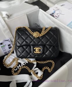 Chanel Bag Chanel's Camellia Adjustment Buckle Series for Chanel 23s 🥇 Small AS4040The main 2uigbppd