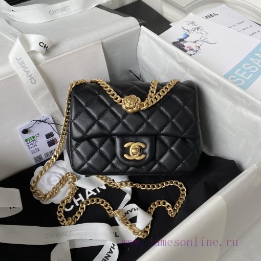 Chanel Bag Chanel's Camellia Adjustment Buckle Series for Chanel 23s 🥇 Small AS4040The main 2uigbppd