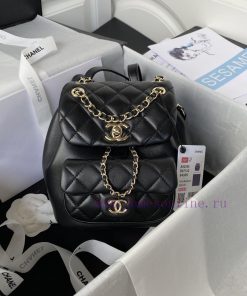 Chanel Bag In stock 22A series AS2908 sheepskin DUMA backpack women's backpack, fell in love lgi3y386