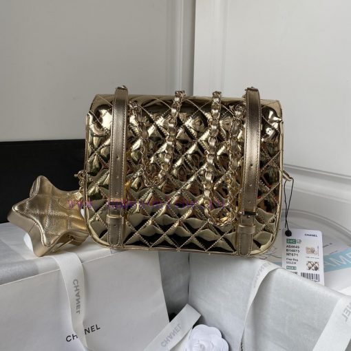 Chanel Bag Chanel 24C Pentagram Shoulder AS4649 Shines Enchantingly and Cannot Move Eyes. Wh vu02lgp3 - Image 3