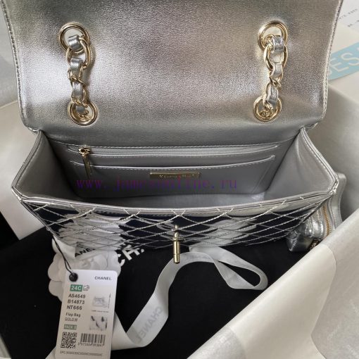 Chanel Bag Chanel 24C Pentagram Shoulder AS4649 Shines Enchantingly and Cannot Move Eyes. Wh pvzxfcec - Image 9