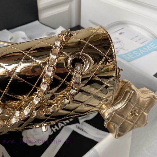 Chanel Bag Chanel 24C Pentagram Shoulder AS4649 Shines Enchantingly and Cannot Move Eyes. Wh vu02lgp3 - Image 10